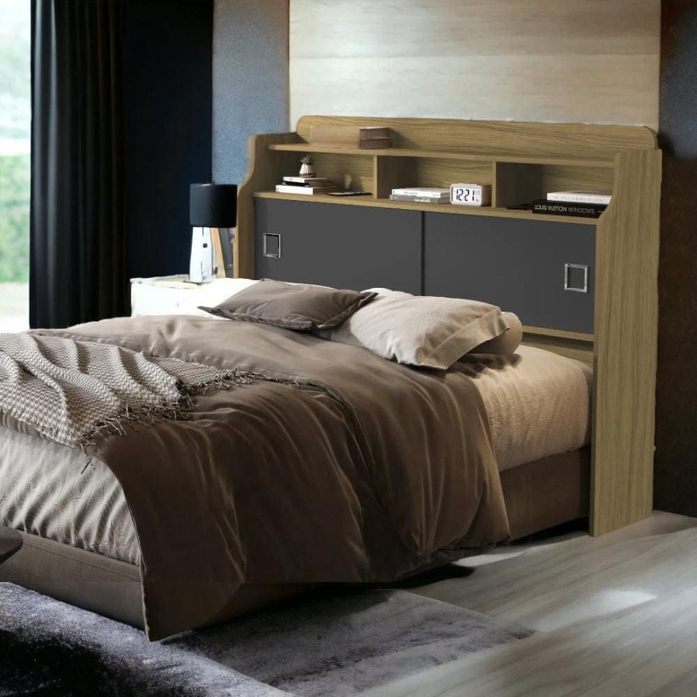 Cabeceira Queen Jéssica Freijó e Grafite Cambel