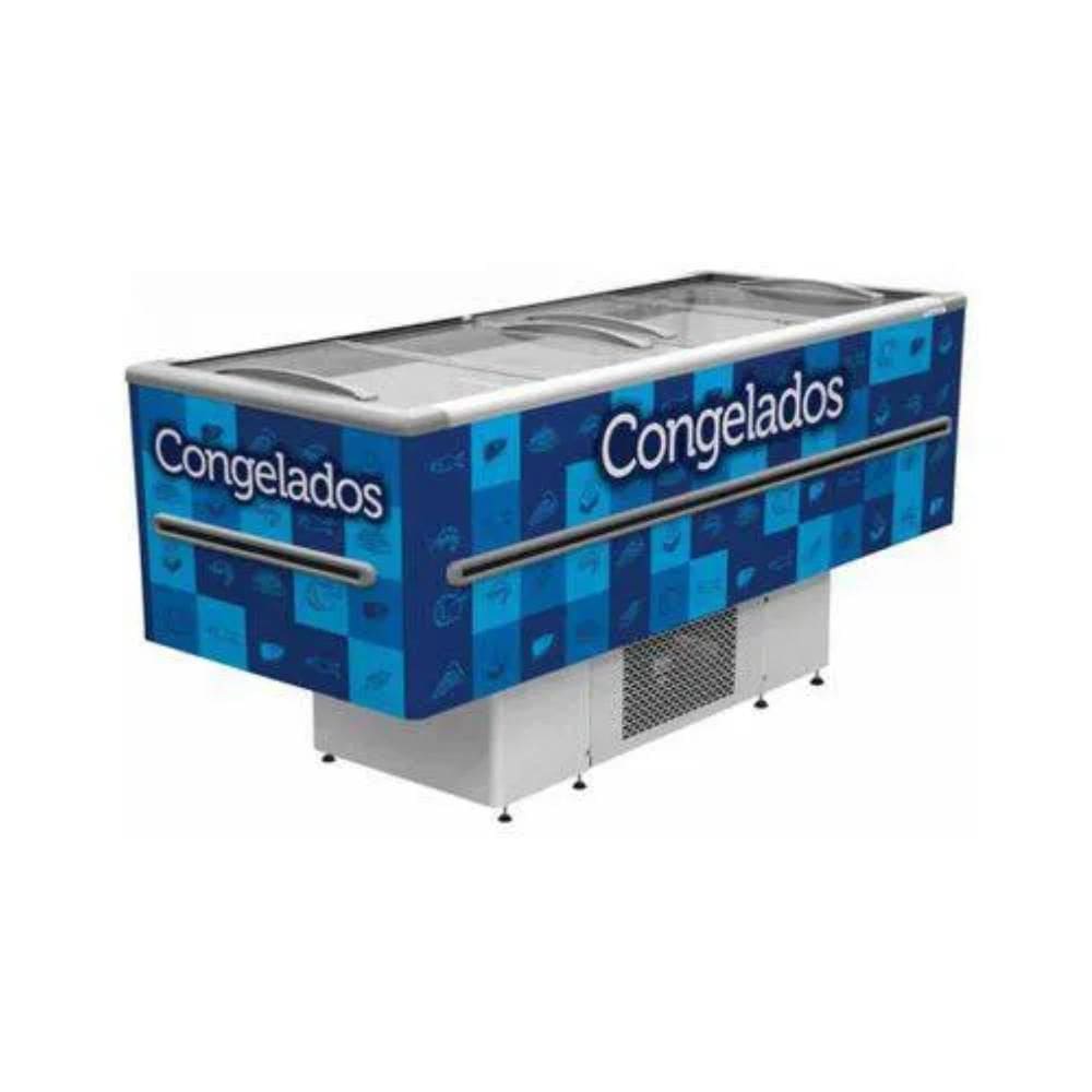 Ilha para Congelados Fricon Dupla Ação Azul 568 Litros ICED568-2V031 - 220V