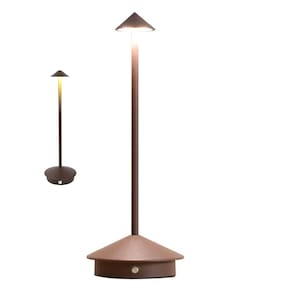 Luminaria de Mesa Abajur LED 3 Tons Controle de Intensidade USB Bateria Recarregavel Touch Home Office Decoraçao Iluminaçao