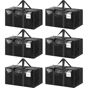 Bolsas de movimento FYGRIP Extra Heavy Duty Large, pacote com 6 unidades, azuis