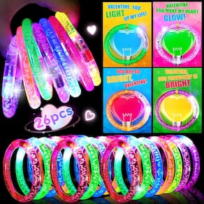 Pulseiras LED Thremhoo Glow in the Dark para crianças