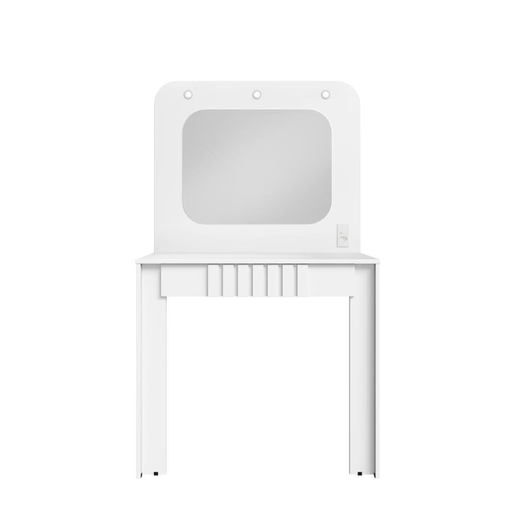 Penteadeira Camarim Rouge Branco com Espelho Moveis Bechara