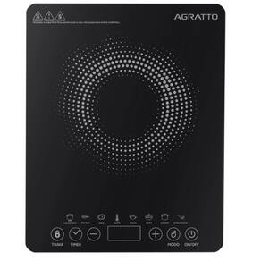 COOKTOP DE INDUCAO ITALIANO AGRATTO 1200W Painel Digital 127V
