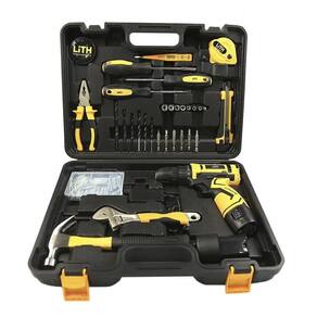 Parafusadeira/Furadeira com 2 baterias de 12V Carregador Bivolt Maleta e Acessórios LITH LT2000