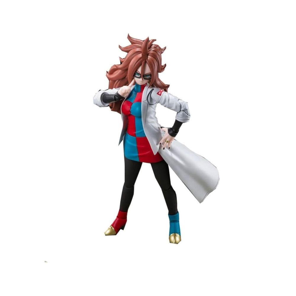 Boneco de ação BANDAI TAMASHII Nations Dragon Ball FIGHTERZ Android 21 S.H.Figuarts 15cm