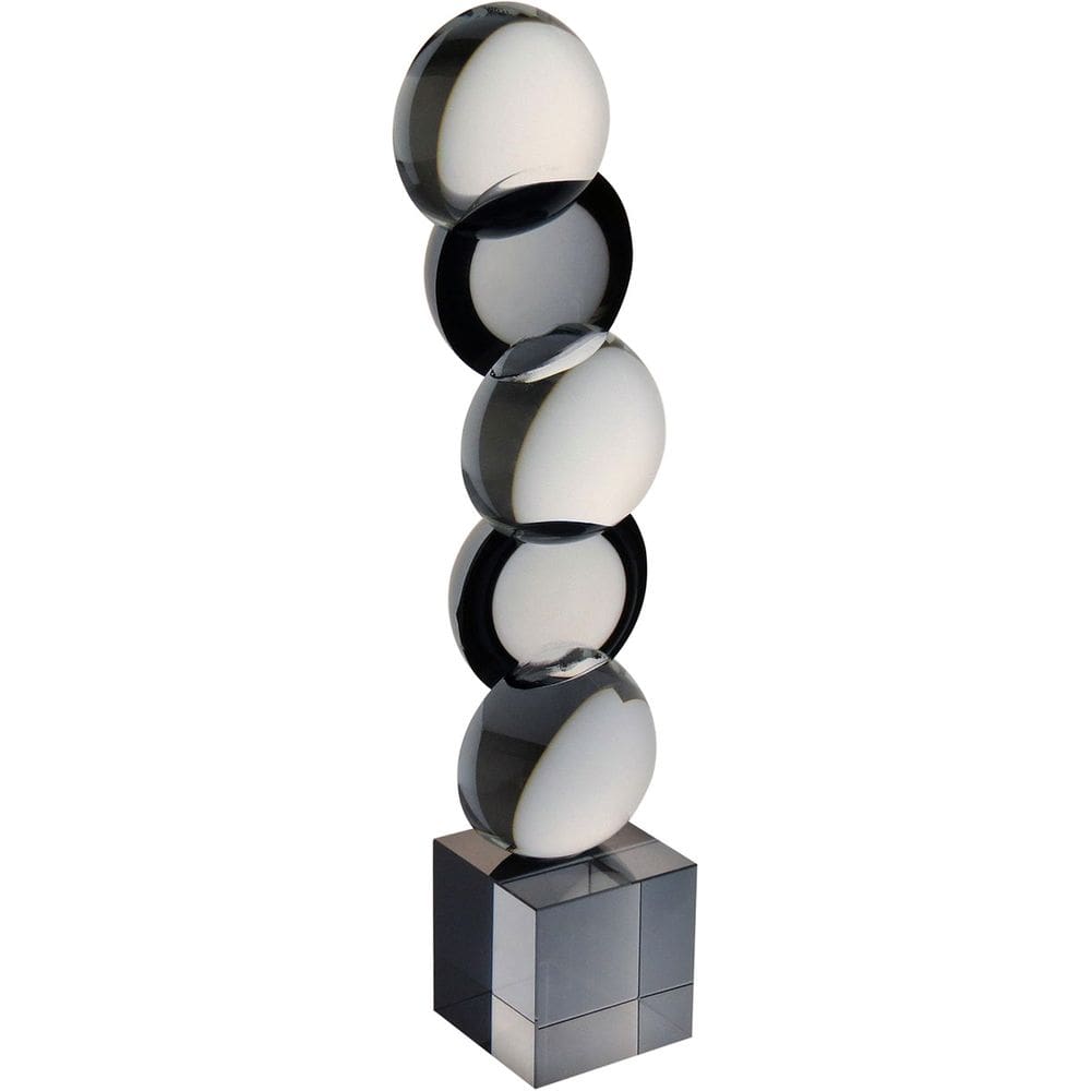ESCULTURA DECORATIVA ENFEITE CASA HOME&CO ECO CRYSTAL 34x5x5cm
