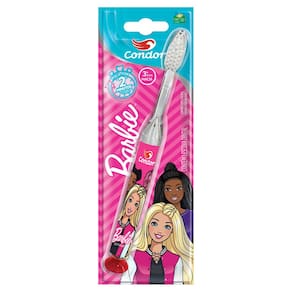 Escova Dental Macia com Luz de Led que Pisca Barbie Cabeça P