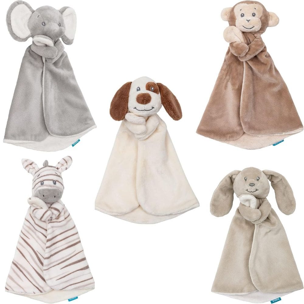 Naninha com Bichinho Animal Pelúcia  Antialérgica Macia +3m Conforto Sono do Bebê Buba