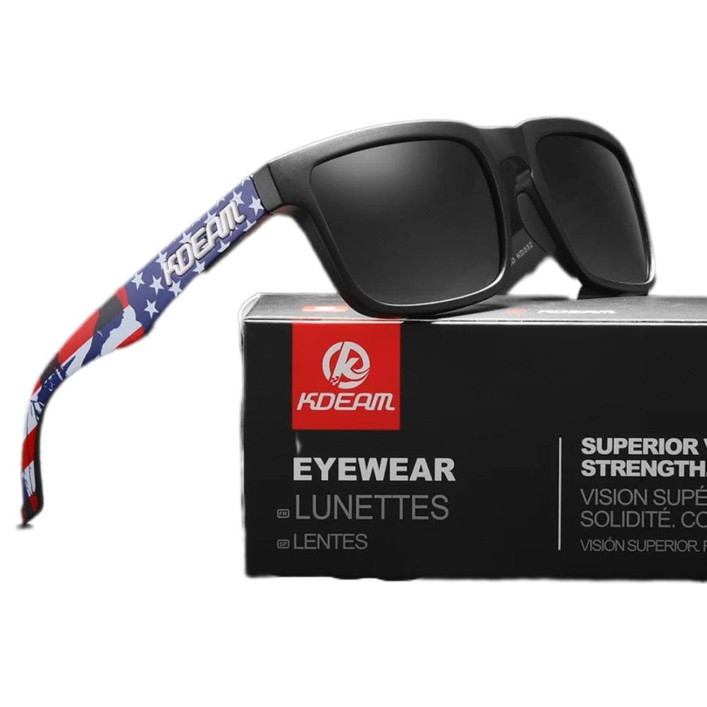 Óculos De Sol Esportivo Polarizado Kdeam C24 Black