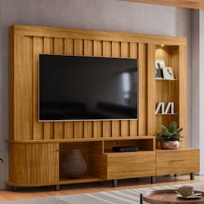 Home Painel TV 75 Polegadas Arcanvale Cumaru