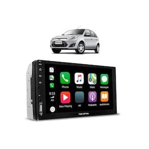 Kit Multimídia Fiesta 2005 até 2014 7 Pol CarPlay AndroidAuto USB SD Radio - FirstOption 8100