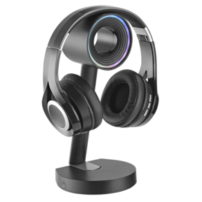 Suporte Para Headset Com Iluminac¸a~o RGB Octoo GAME-HEADSET (Preto)