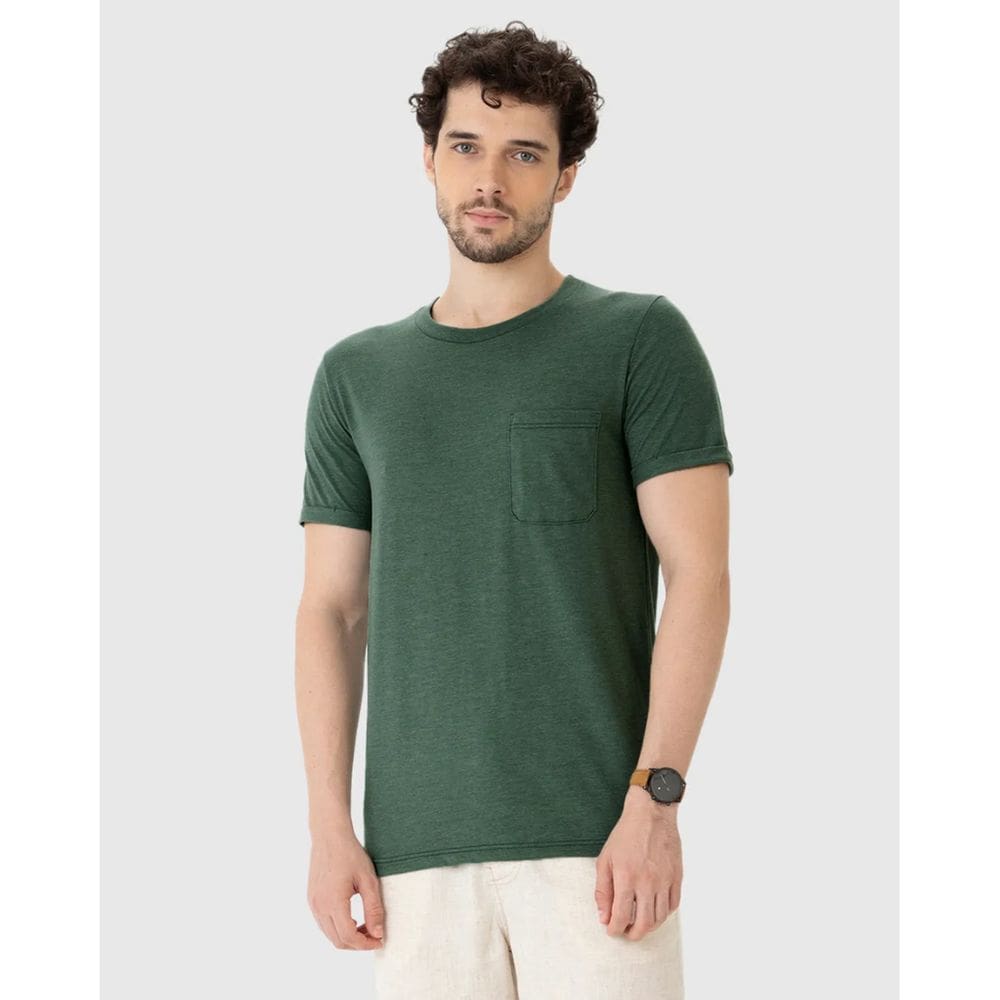 Camiseta Masculina Slim com Bolso Malwee Ref. 123588