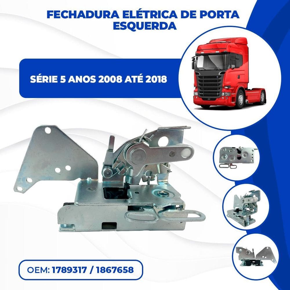 Fechadura Porta Esquerda Motorista Elétrica Série 5 08 A 18