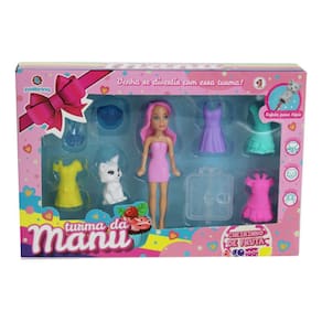 Brinquedo Turma Da Manu Cheirinho De Fruta Flay - Polibrinq