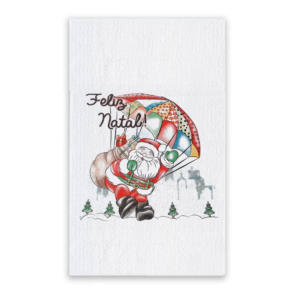 Pano de Prato Natal Gigante Algodão 75cm x 52cm