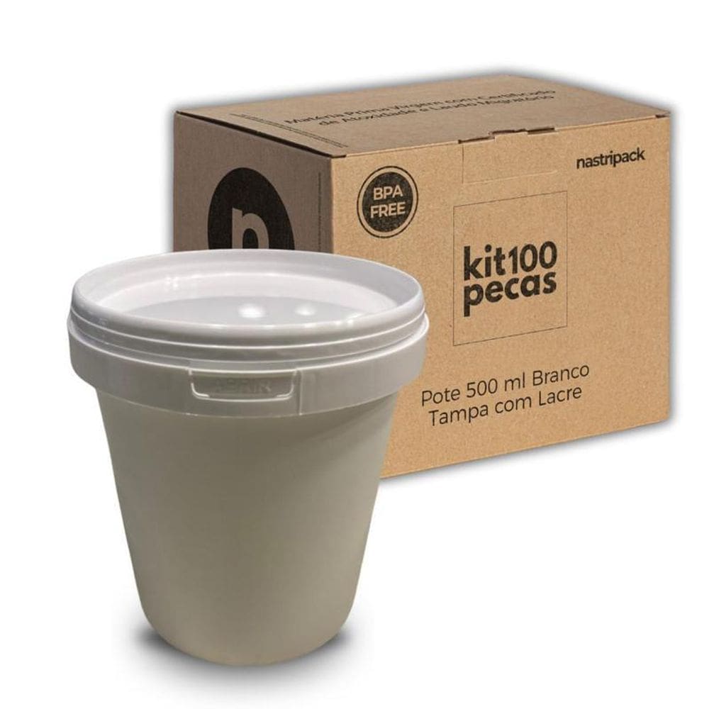 Pote Para Slime - Kit Com 100 Pçs