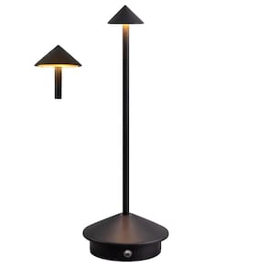 Luminaria de Mesa LED Abajur 3 Tons Controle de Intensidade USB Bateria Recarregavel Touch Estudo Home Office Cabeceira Elegante Decorativo