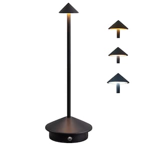 Luminaria de Mesa 3 Tons LED USB Bateria Recarregavel Controle de Intensidade Abajur Touch Iluminaçao Quarto Cabeceira Enfeite Decorativo