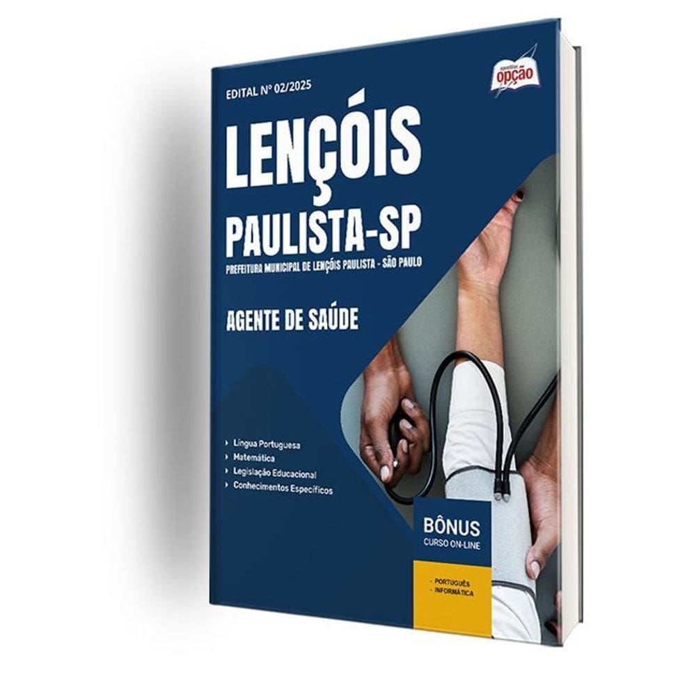 Apostila Prefeitura Lençóis Paulista Sp 2025 - Agente Saúde