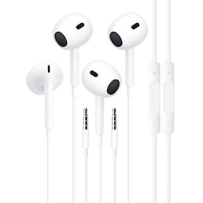 Fones de ouvido ALIANSHENG Fones de ouvido intra-auriculares com fio com microfone