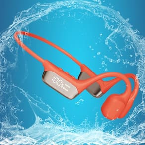 Fones de ouvido de natação AYI S10 True Bone Conduction IP68 Red