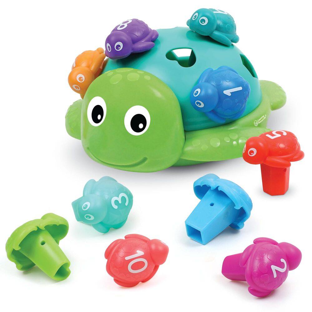 Recursos de aprendizagem de brinquedos de viagem Seymour The Counting Shapes Sea Turtle