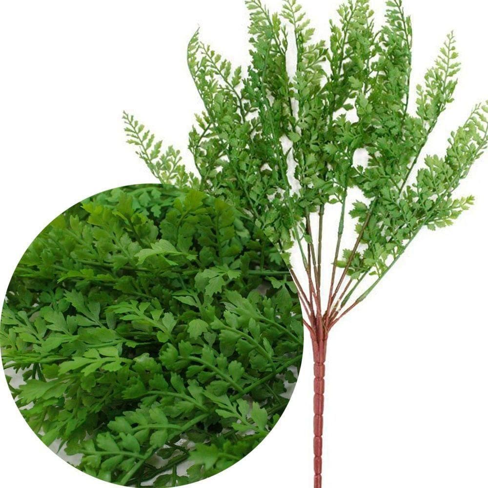 4 Ramos Salsinha Artificial Flor Plantas Com 13 Galhos 46cm