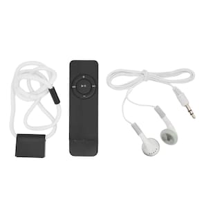 Leitor MP3 GOWENIC ABS Mini Music 180mAh 64GB Preto