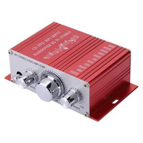 Amplificador de áudio estéreo Pomya HY-2001 Mini Digital HiFi Vermelho