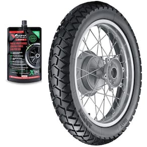 PNEU 120/80-18 TR300 TT 62S - 920706 + REPARO TAPA FURO XTIRE Xre 300 Xr 250 Tornado Lander 250