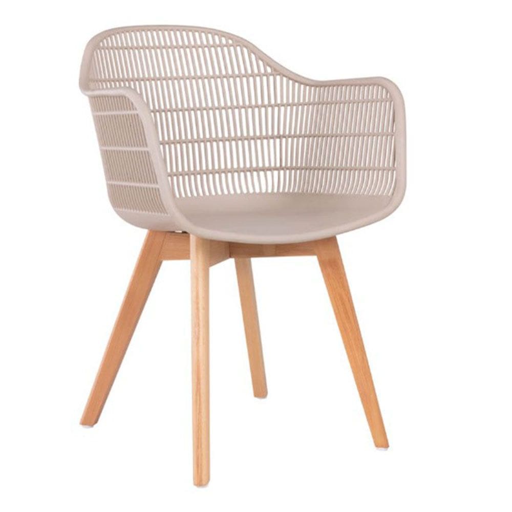 Cadeira Agnes Com Braço - Nude