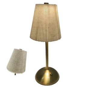 Luminaria Abajur de Mesa LED 3 Tons Controle de Intensidade USB Bateria Recarregavel Quarto Trabalho Home Office Iluminaçao Decorativa