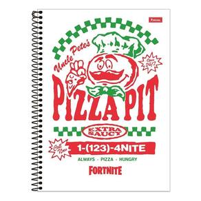 Caderno Univ 10 Matérias 160Fls Fortinte Pizza Pit Foroni