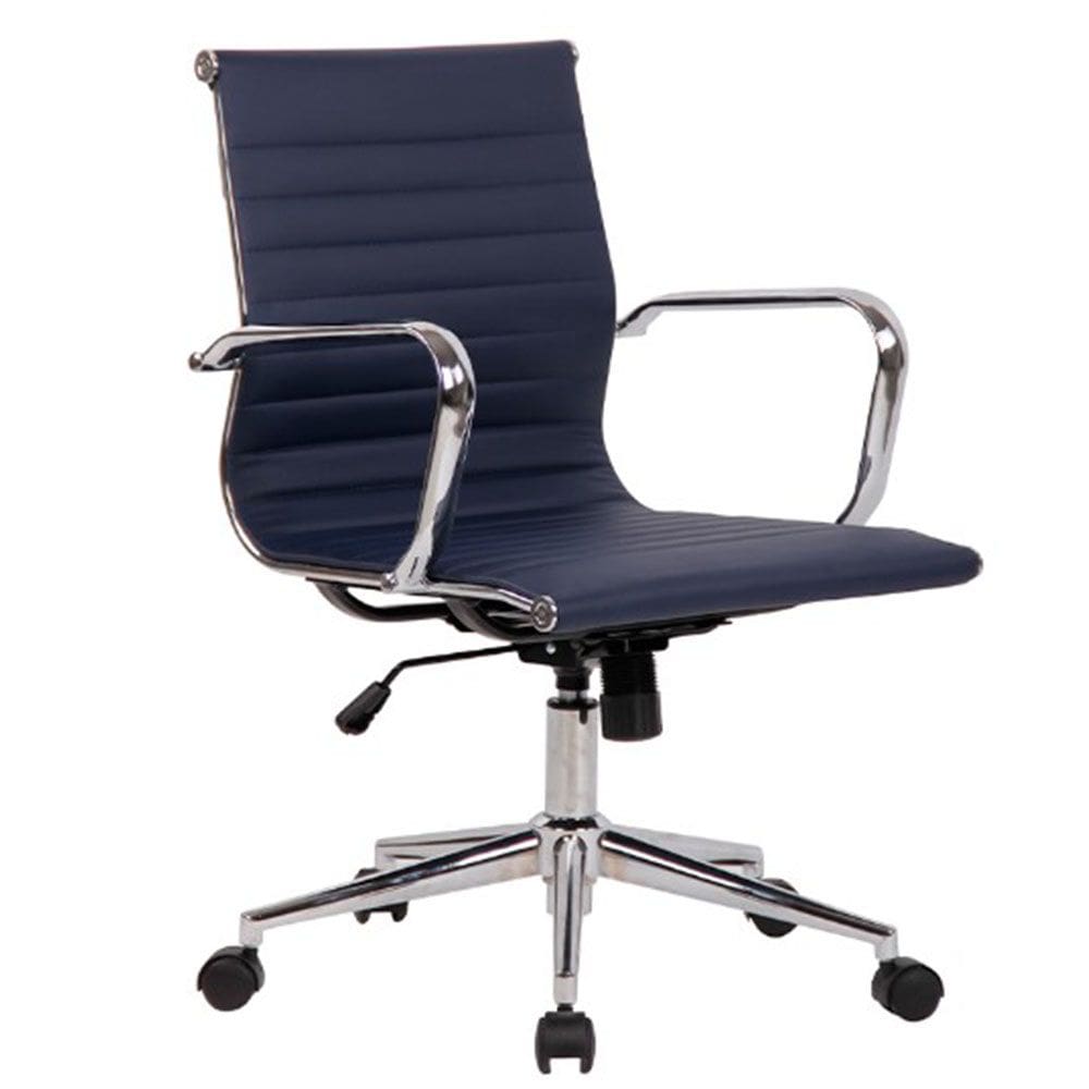 Cadeira de Escritório Sevilha Baixa - Azul Marinho