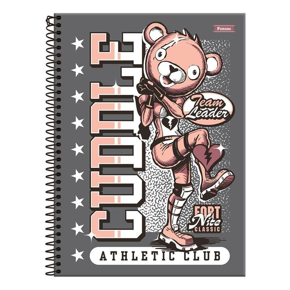 Caderno Univ 10 Matérias 160Fls Fortnite Cuddle Team Foroni