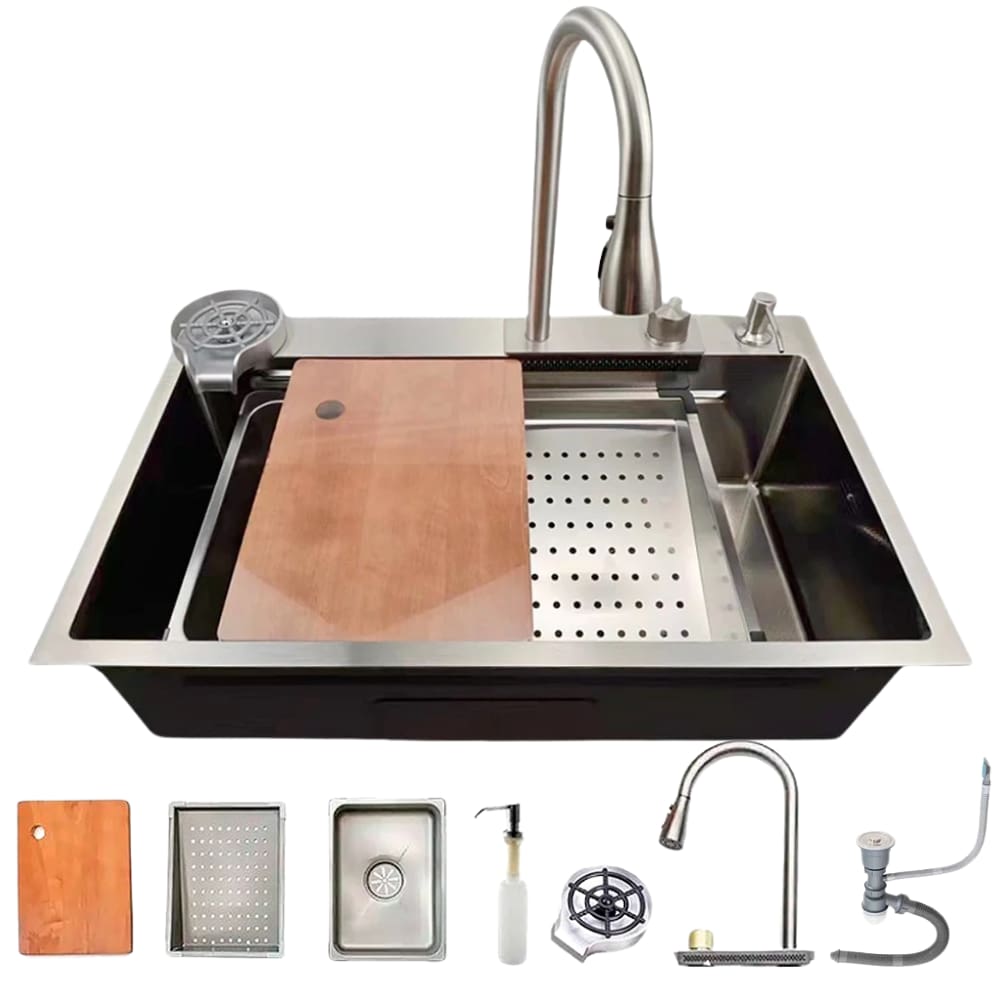 Cuba Gourmet Cozinha Cascata Premium com Lava Copos