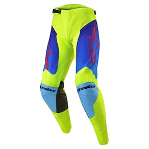 Calças Alpinestars Racer Hoen Ylow Fluo/Azul/Nt Navy para homens