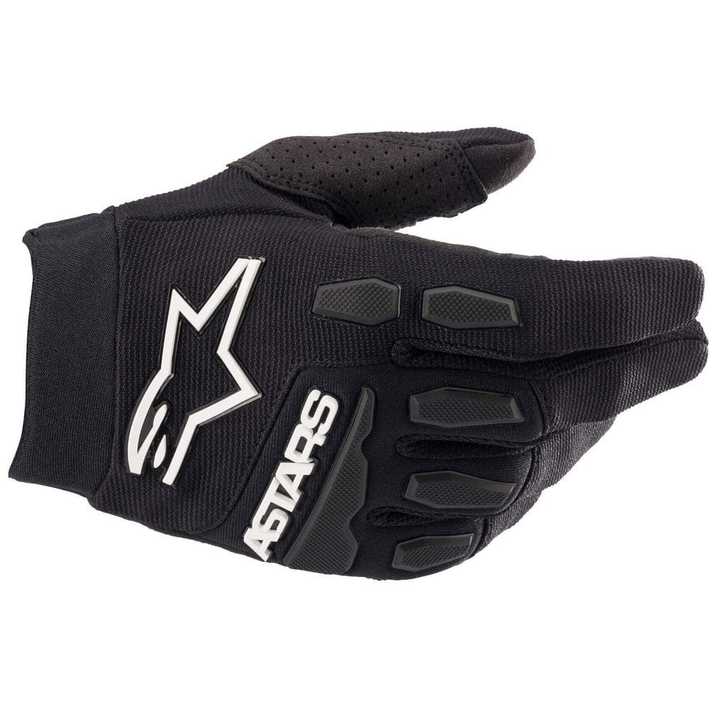 Luvas Alpinestars Full Bore Youth pretas/brancas 3XS