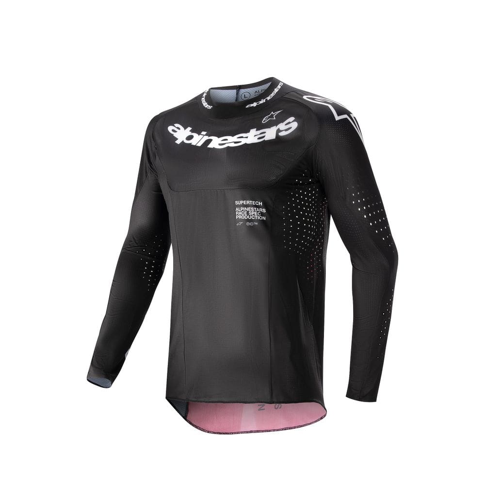 Jersey Alpinestars Supertech Ward Preta/Vermelha Tamanho L