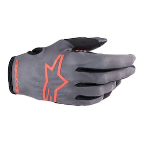 Luvas Alpinestars Radar Magnet/Neon Red Tamanho S para homens