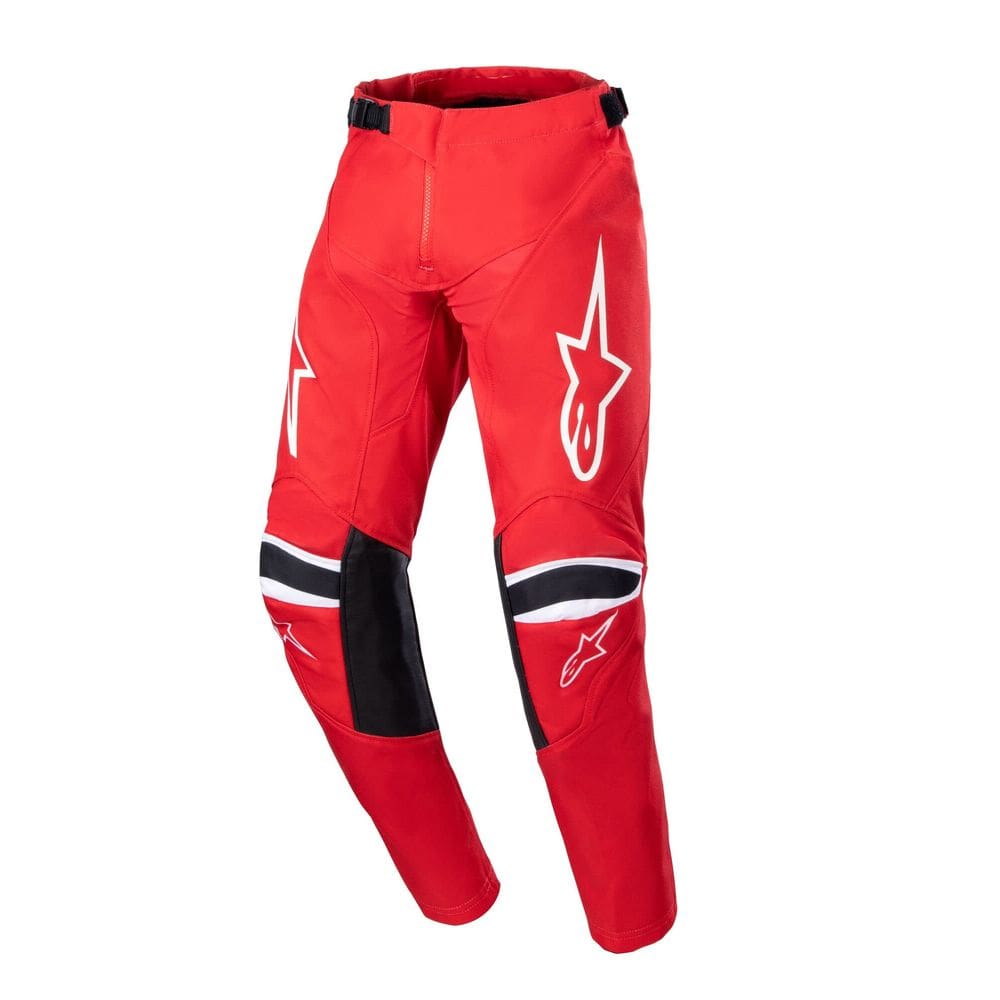 Calças Alpinestars Youth Racer Narin Mars vermelhas/brancas tamanho 24