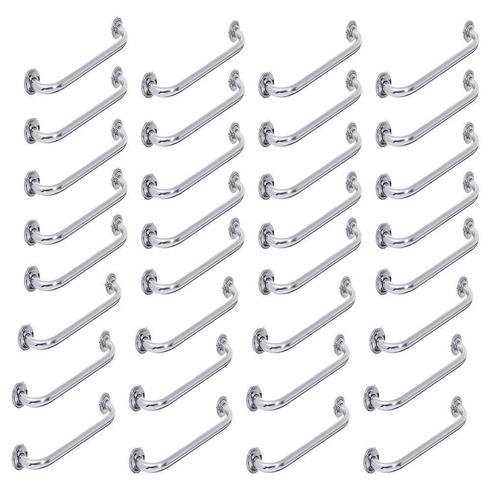Alça De Apoio Barra Inox 50cm Kit 24 Unidades Acessibilidade Segurança Suporte Corrimao