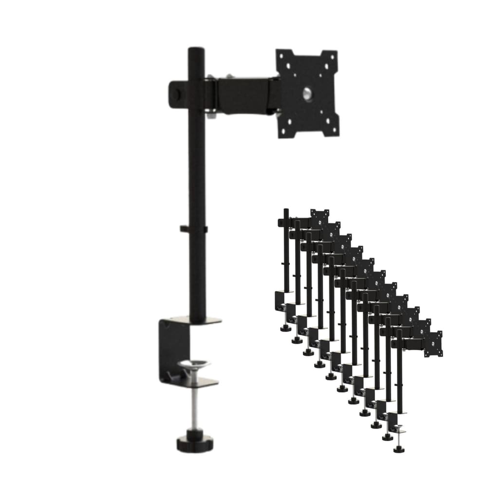 Suporte Articulado para Monitor LED e LCD de 13`` a 27” Preto Brasforma BM812 - 12 Unidades