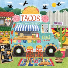 Quebra-cabeça Ceaco Food Trucks Taco Truck 500 peças