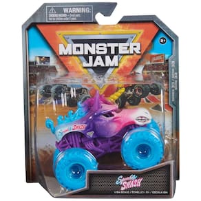 Toy Monster Truck Monster Jam Sparkle Smash 1:64 fundido sob pressão