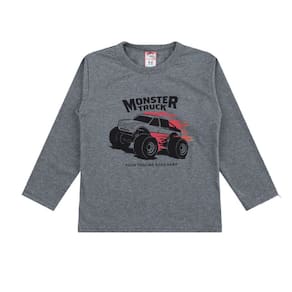 Camiseta Infantil Menino Manga Longa Vários Modelos