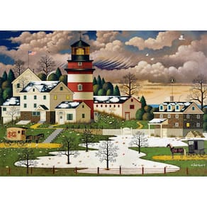 Quebra-cabeça Buffalo Games Charles Wysocki Twilight 500 unidades