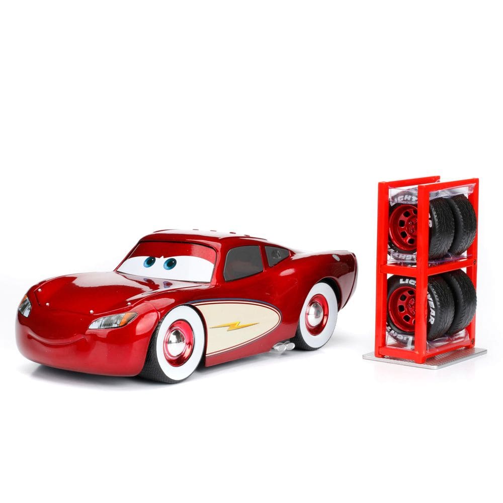 Carro fundido sob pressão Jada Toys Disney Pixar Cars 1:24 Lightning McQueen
