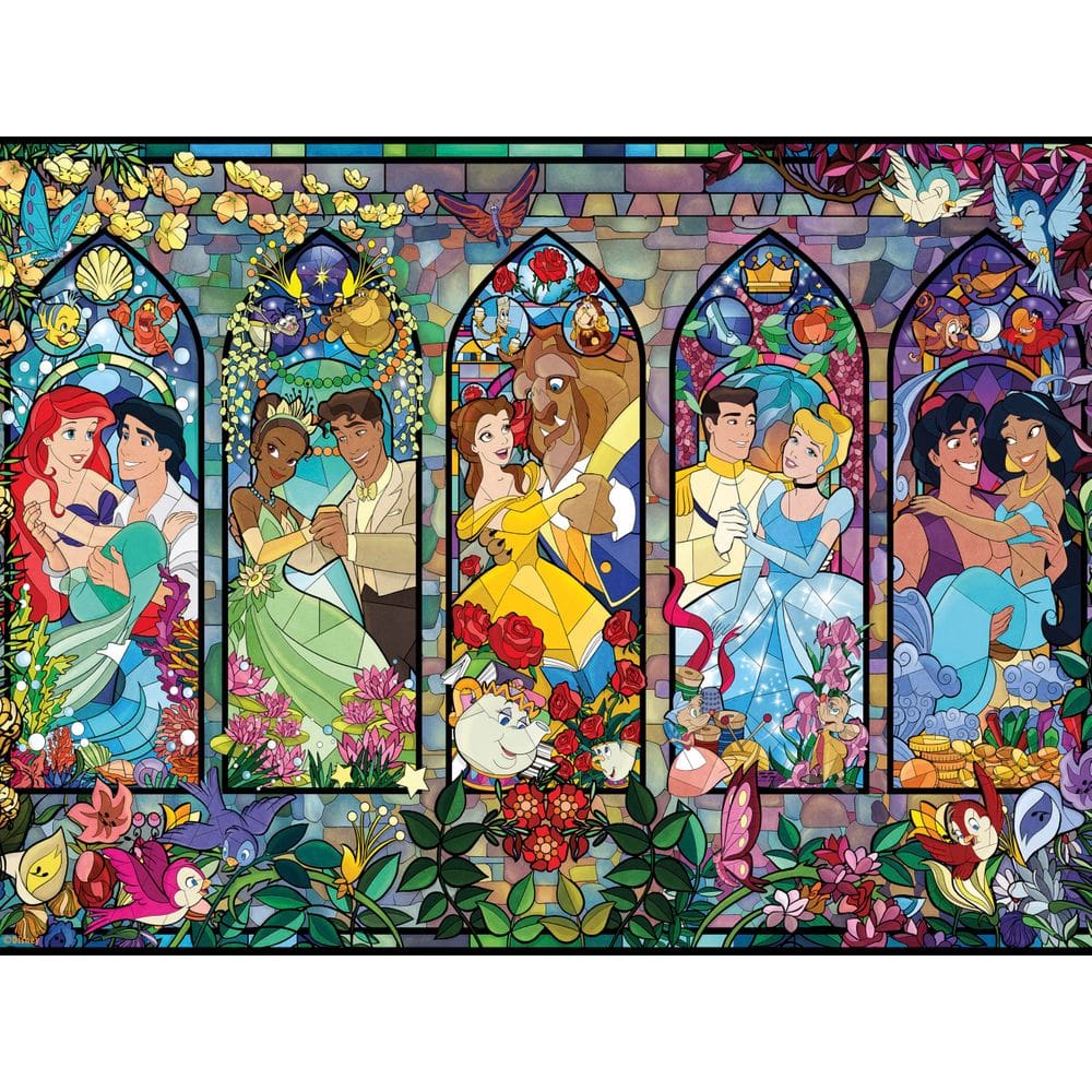 Quebra-cabeça Ceaco Disney Princess Castle Royal Windows